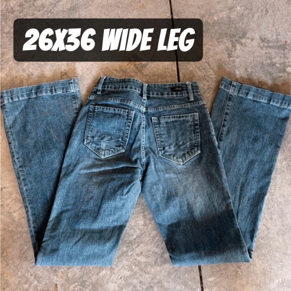 CC Boutique Blue Wide Leg Jeans